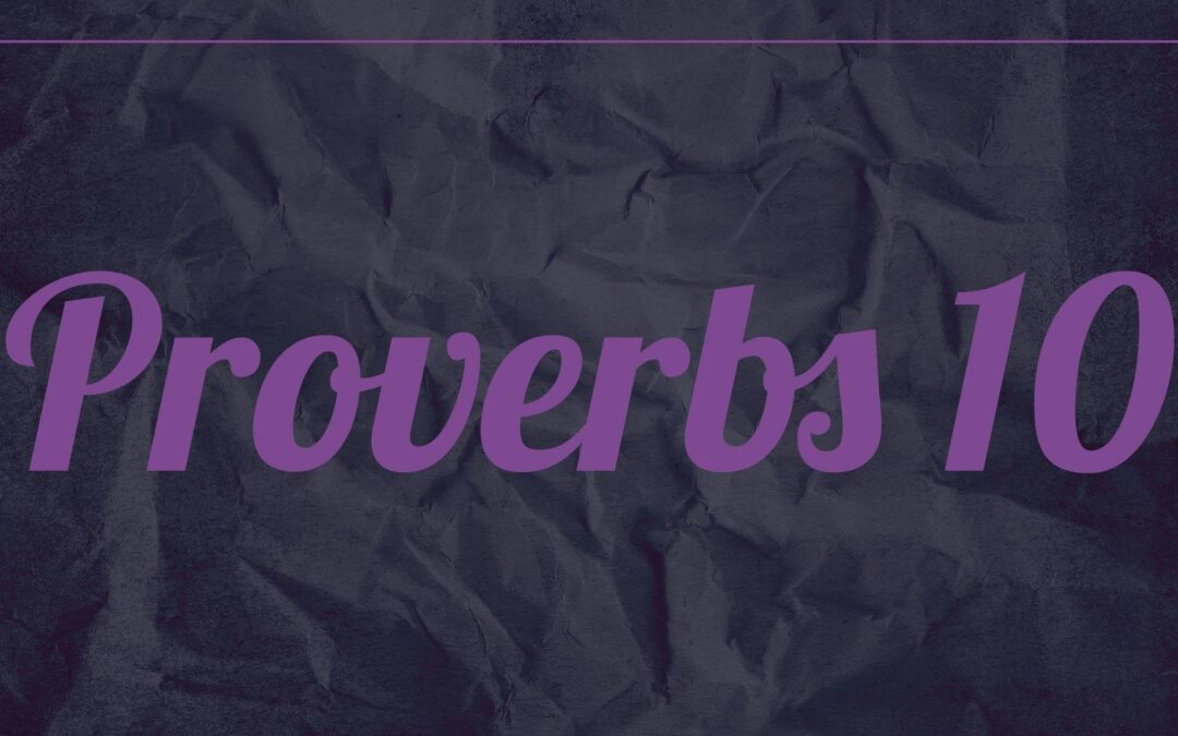 Proverbs10